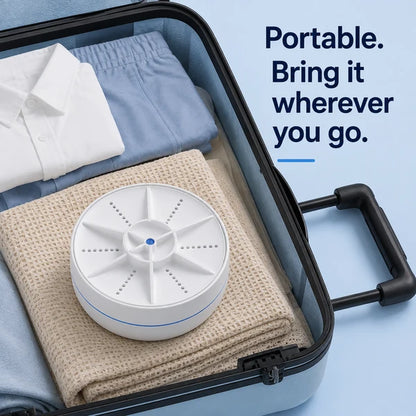 UltraCLEAN™ Portable Ultrasonic Washer for Dishes & Laundry