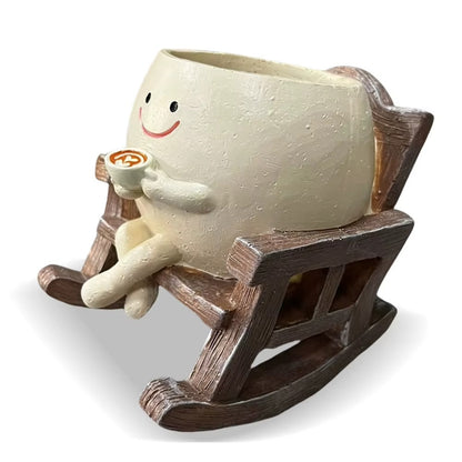 Handmade HAPPY Planter