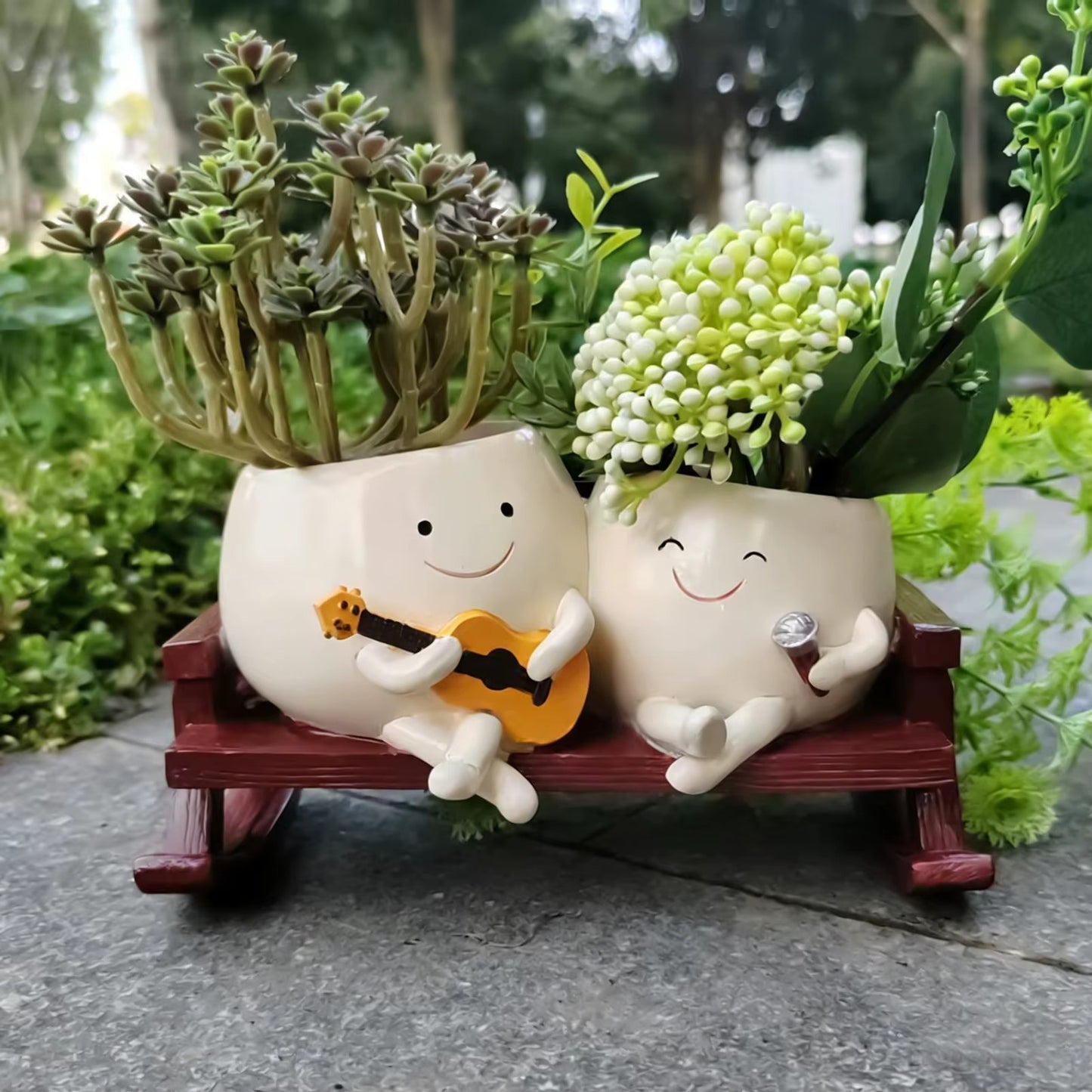 Handmade HAPPY Planter