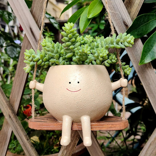 Handmade HAPPY Planter